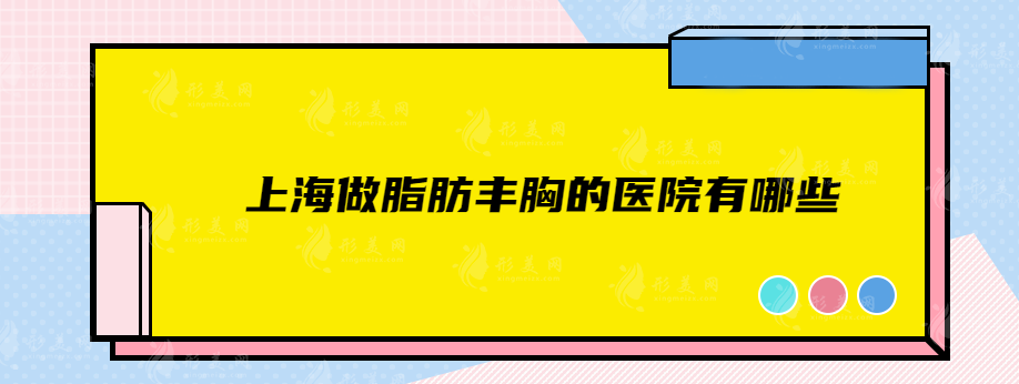 上海做脂肪豐胸的醫(yī)院有哪些？高分人氣醫(yī)院在線分享