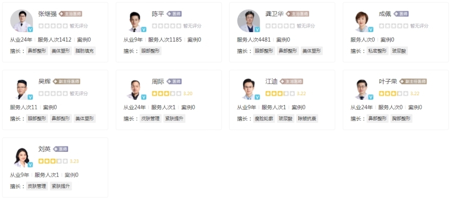 武漢同濟醫(yī)院整形美容科醫(yī)生項目介紹