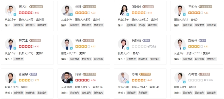 南京美貝爾美容推薦醫(yī)生