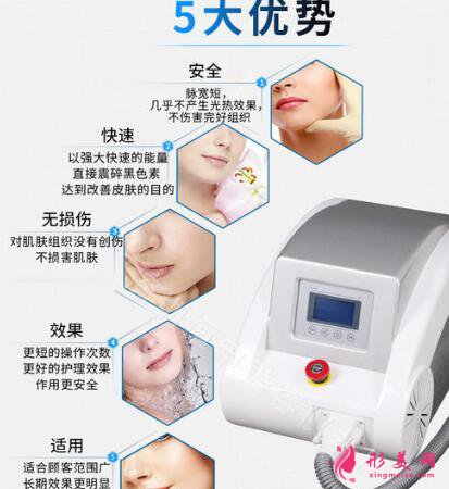 激光嫩膚美白多少錢?