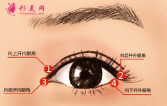 開眼角后怎么化妝？